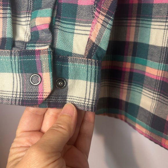 L.L. Bean Kids Multicolor Plaid Button-Down Shirt - Picture 6 of 7